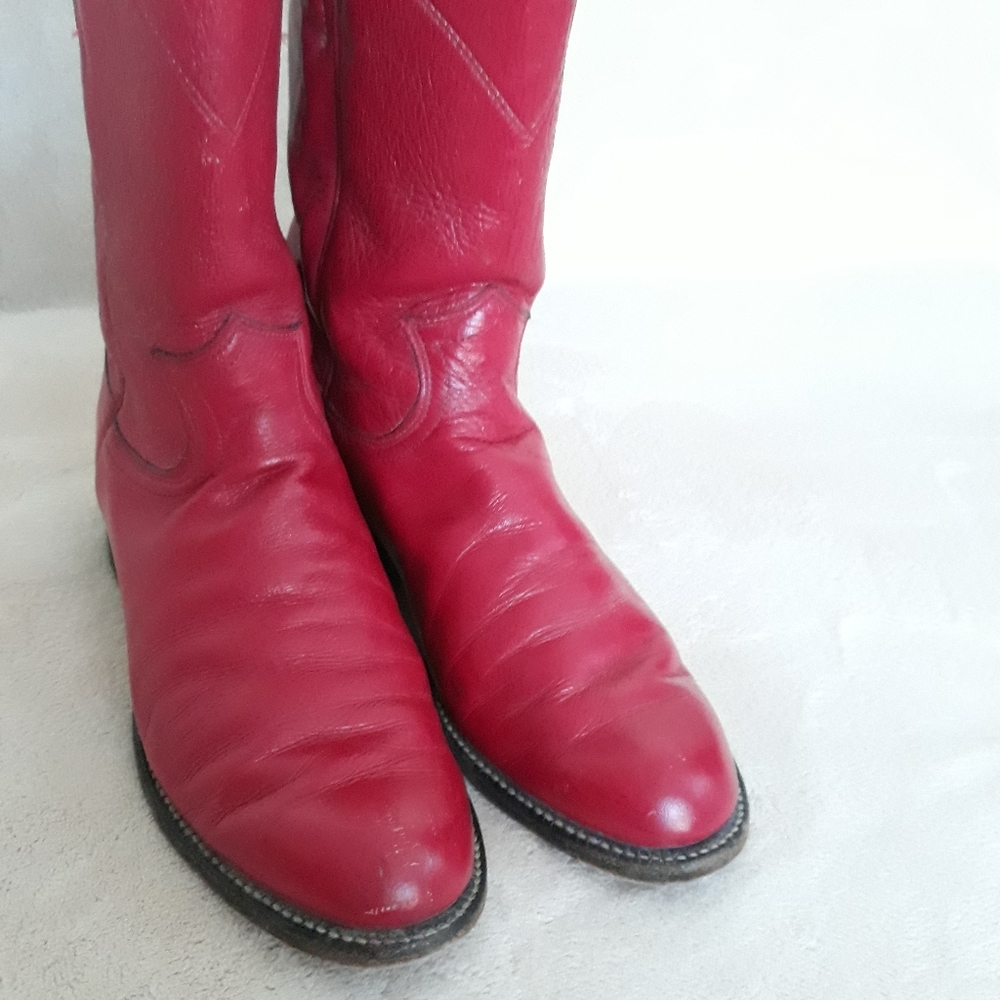 Justin Red Roper Boots - Picture 6 of 11